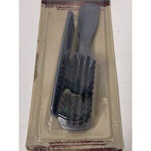 Basic Solutions Hair Styling Kit For Purse Brush Comb Grey Handle Black Bristles